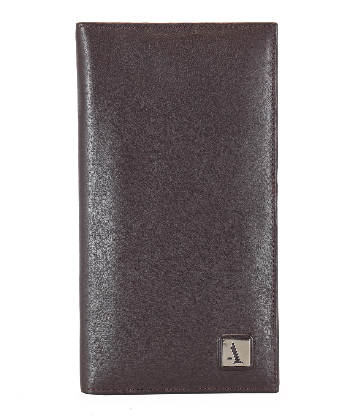 W10-Novio-Travel Document Wallet In Soft Genuine Leather - Brown