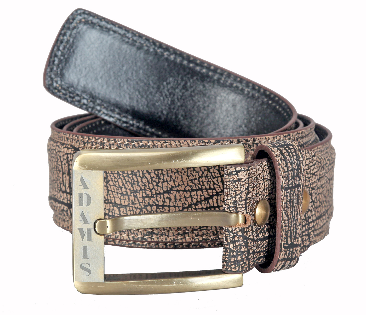 Buy Adamis Brown. Colour Pure Leather Belt (BL169) Online