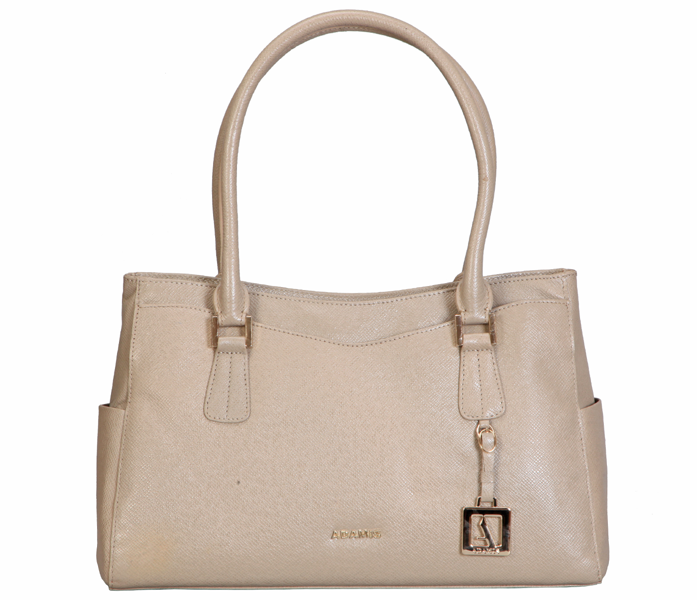 B864-Florencia-Shoulder work bag in Genuine Leather - Tope