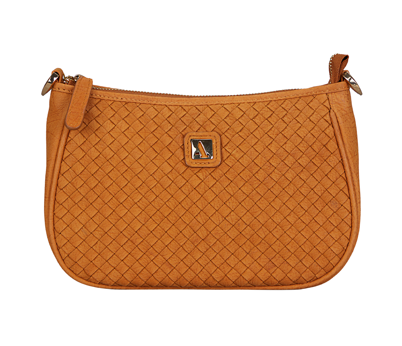 Handbag-Aurelia-Sling cross body bag in Genuine Leather - Tan