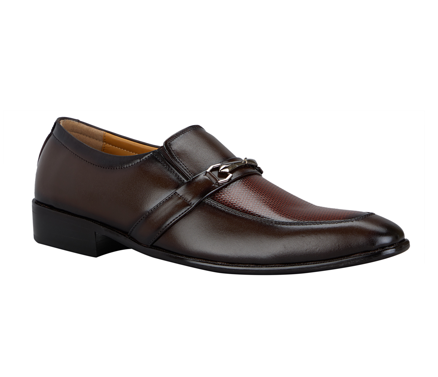 MG14-Adamis Pure Leather Footwear For Men- - Brown