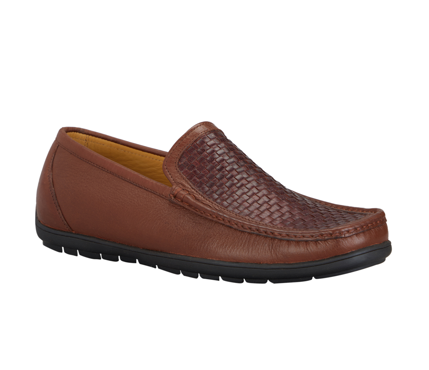 PF33-Adamis Pure Leather Footwear For Men- - Brown