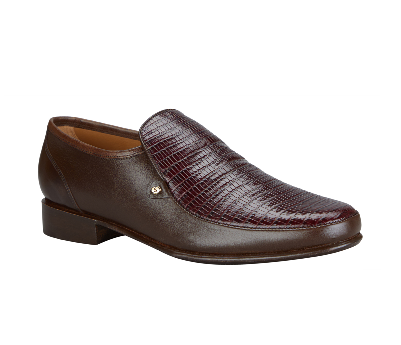 PF39-Adamis Pure Leather Footwear For Men- - Wine
