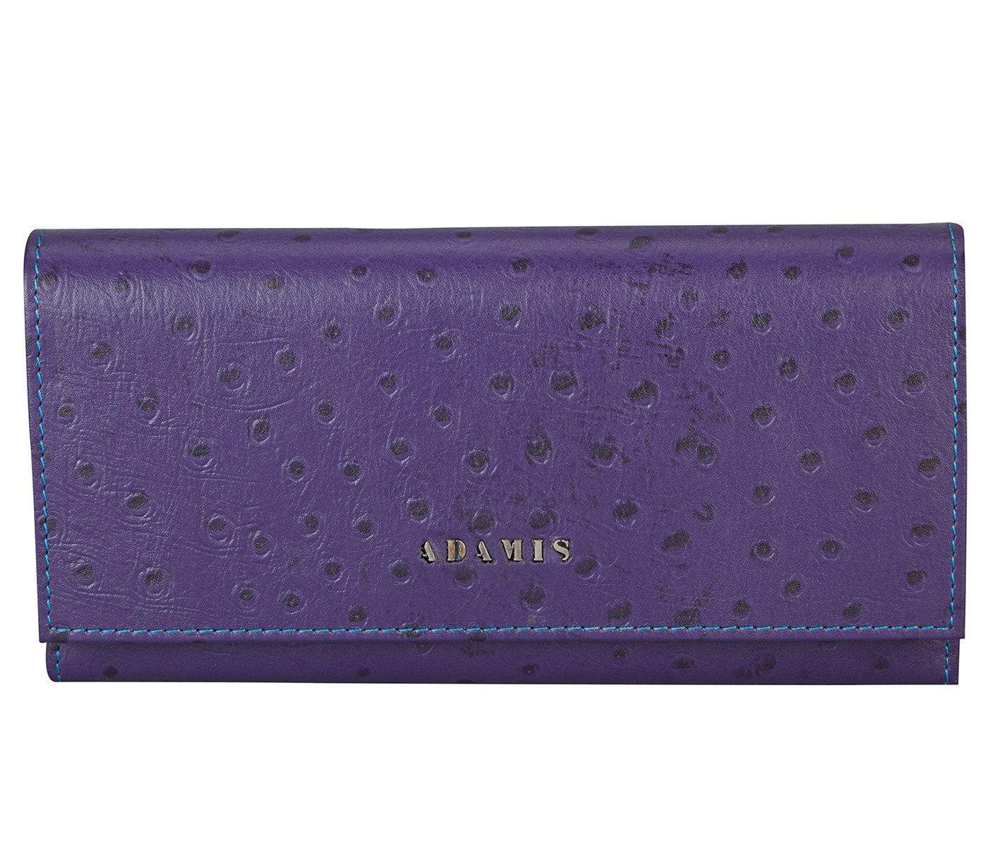 W361-Imala Womens wallet in Genuine Leather- - Purple