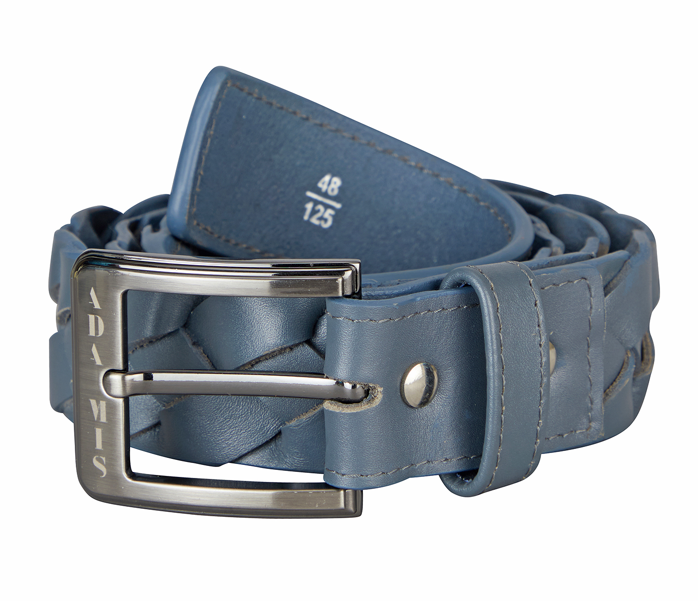 BL182-Men's stylish belt in Genuine Leather- - Grey