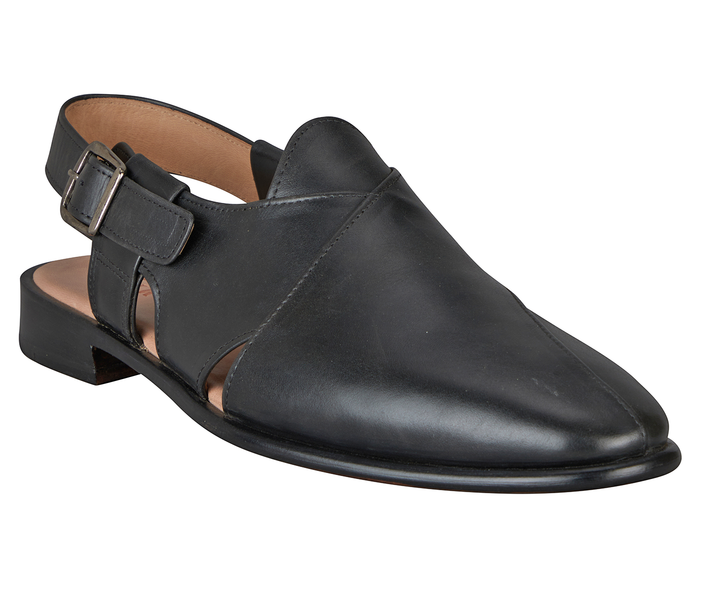 PF53-Adamis Pure Leather Footwear For Men- - Black