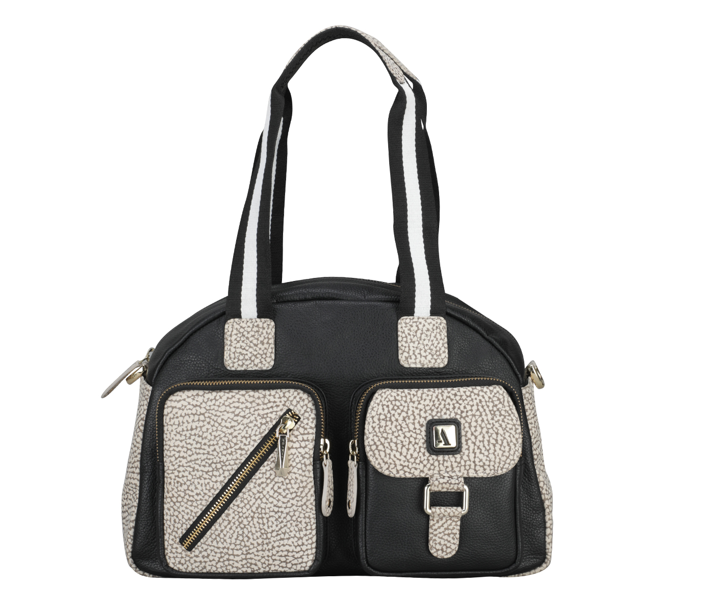 Jacinta Soft Tote Bag Leather Handbag(Black)B913