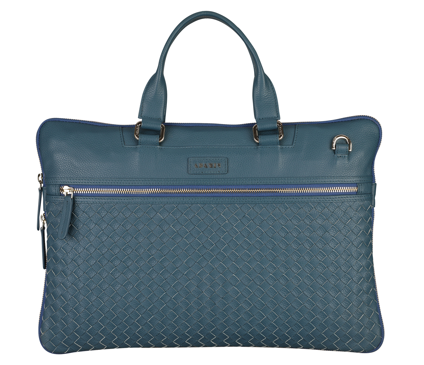 LC46-Victor Laptop, Portfolio Office Executive Bag In Genuine- - Denimblue
