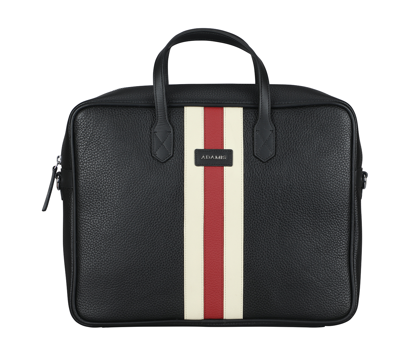 Héctor Laptop Portfolio Bag Leather Portfolio / Laptop Bag(Black)LC48