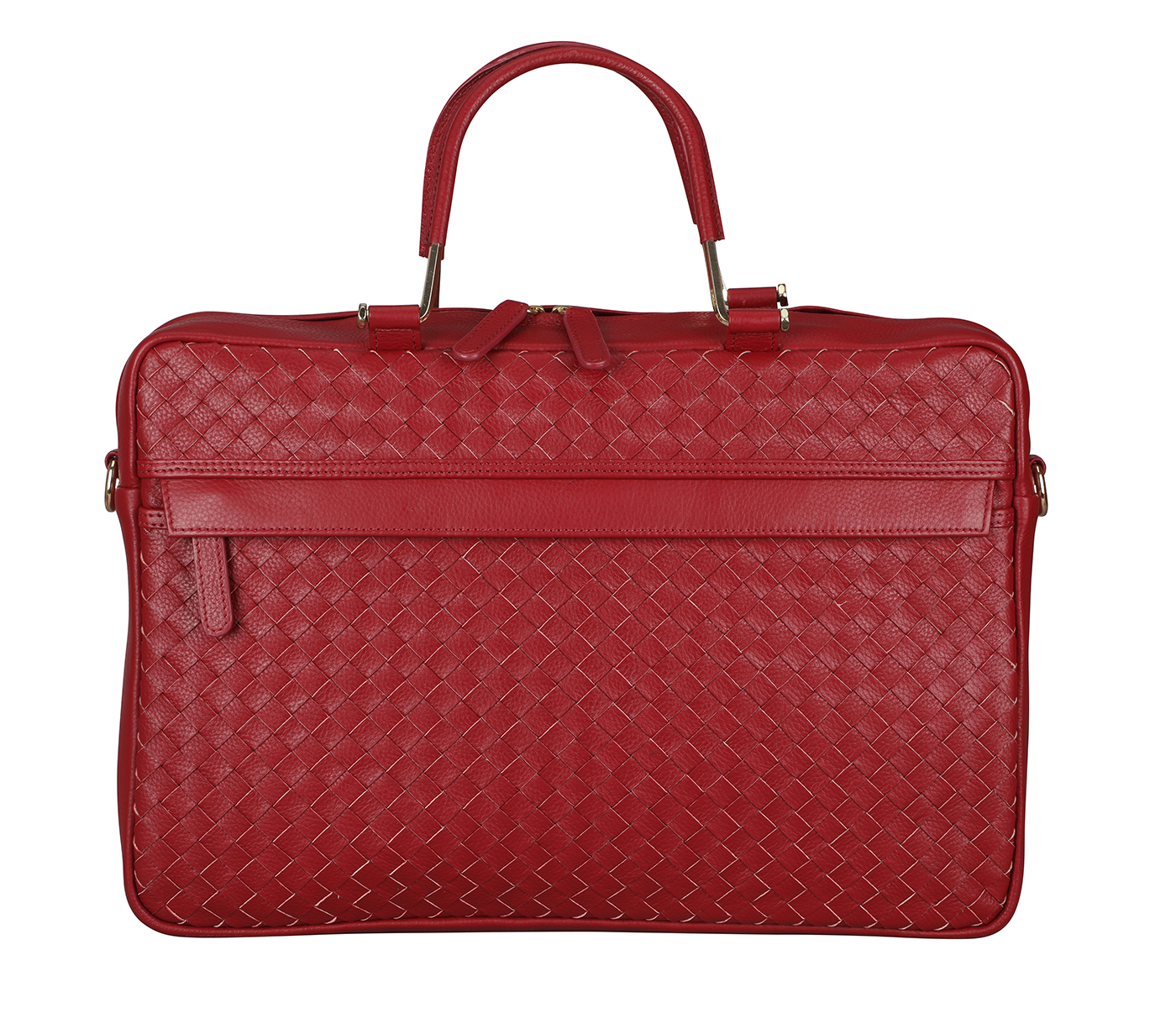 Esteban Laptop Office Bag Leather Portfolio / Laptop Bag(Red)LC50
