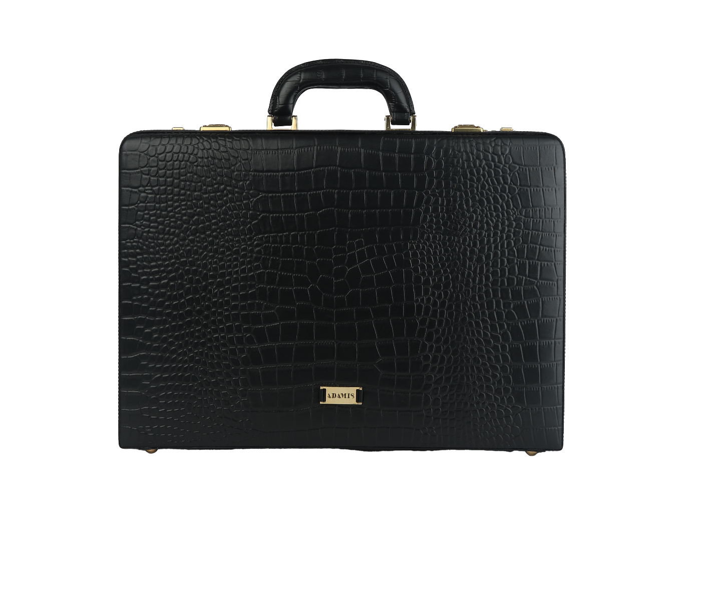 Aldo Briefcase Leather Briefcase / Attache's(Black)BC16