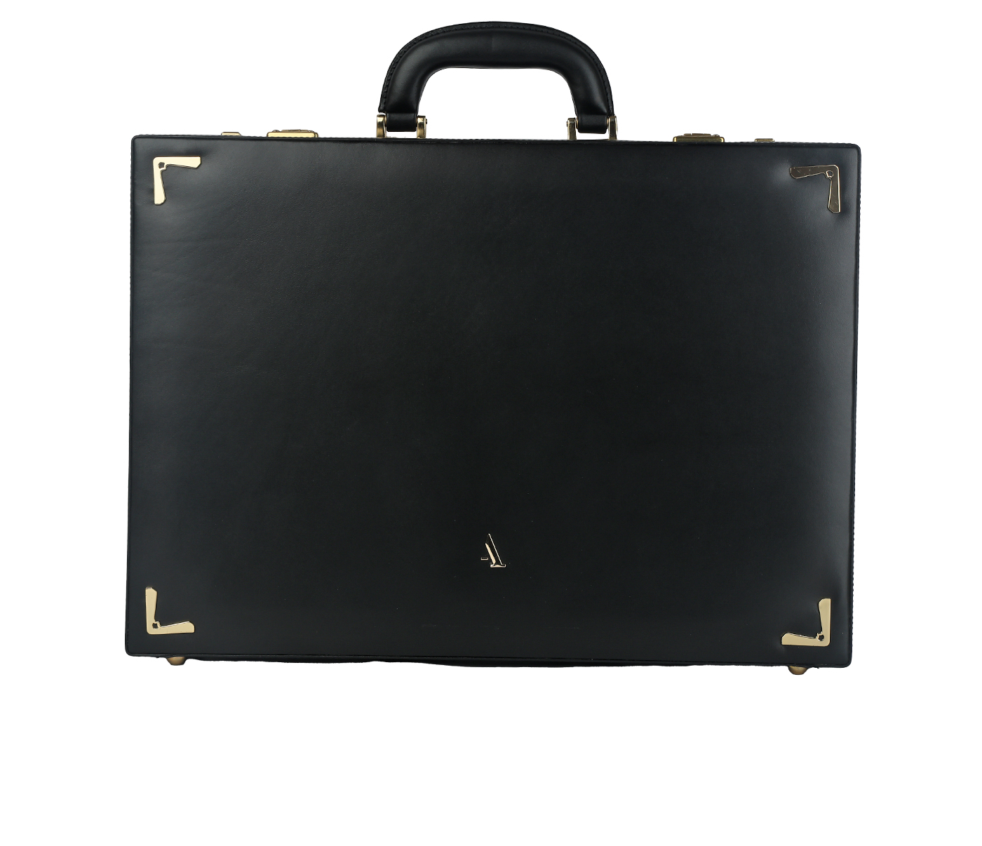 Stephano Briefcase Leather Briefcase / Attache's(Black)BC17