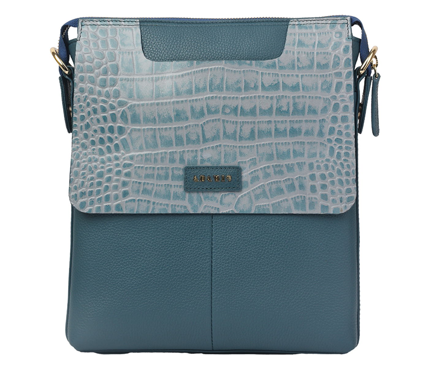 Sancho Cross Body Bag Leather Bag(Denimblue)P40