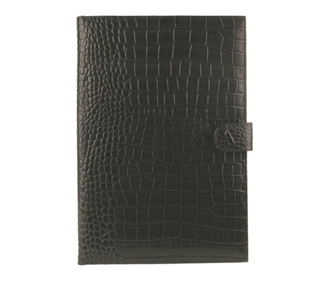 Vasco Leather Laptop Sleeve / Folder(Black)F24