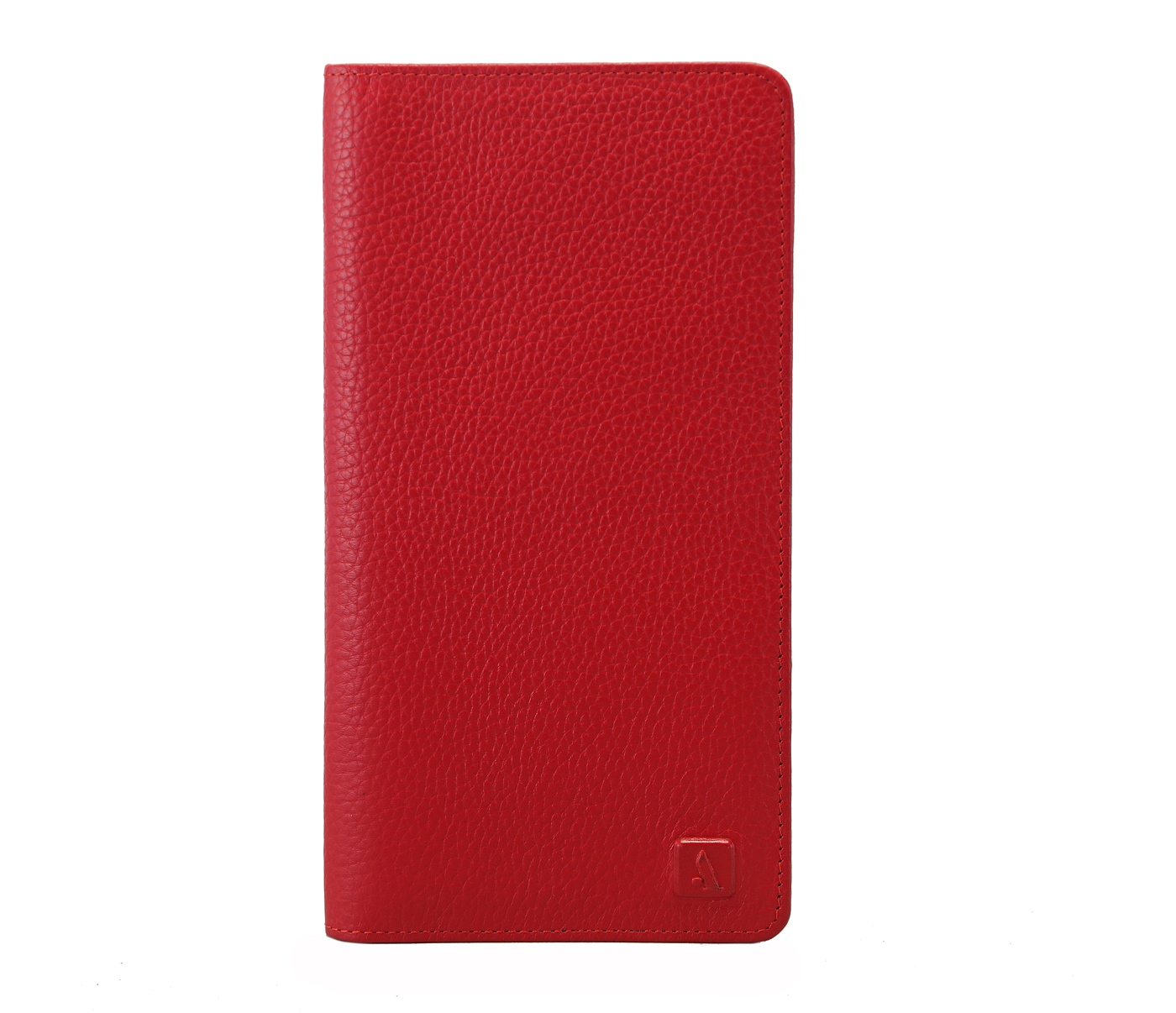 Wallet-Rafel-Travel document wallet in Genuine Leather - Red