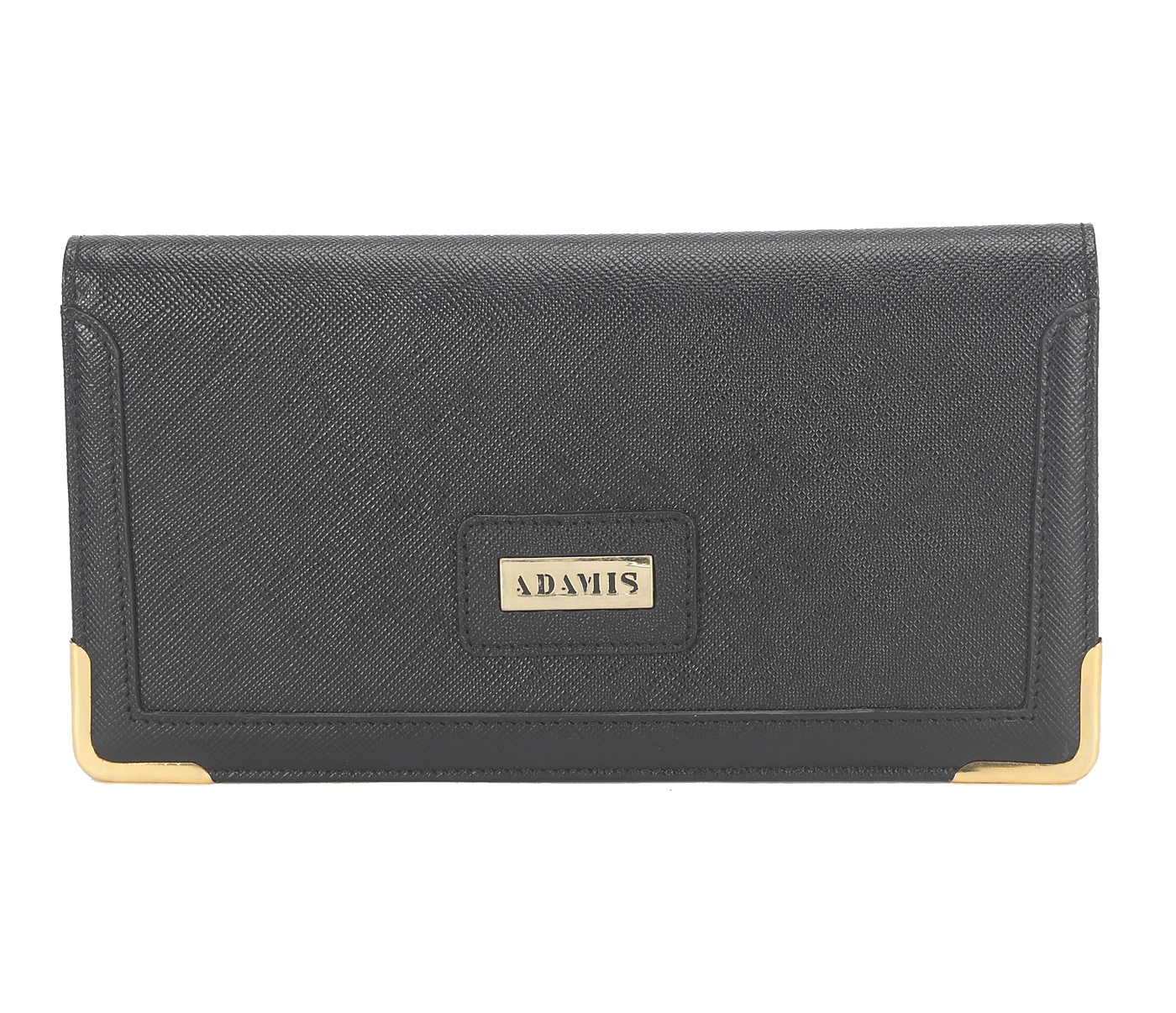 Daisy Leather Wallet(Black)W248