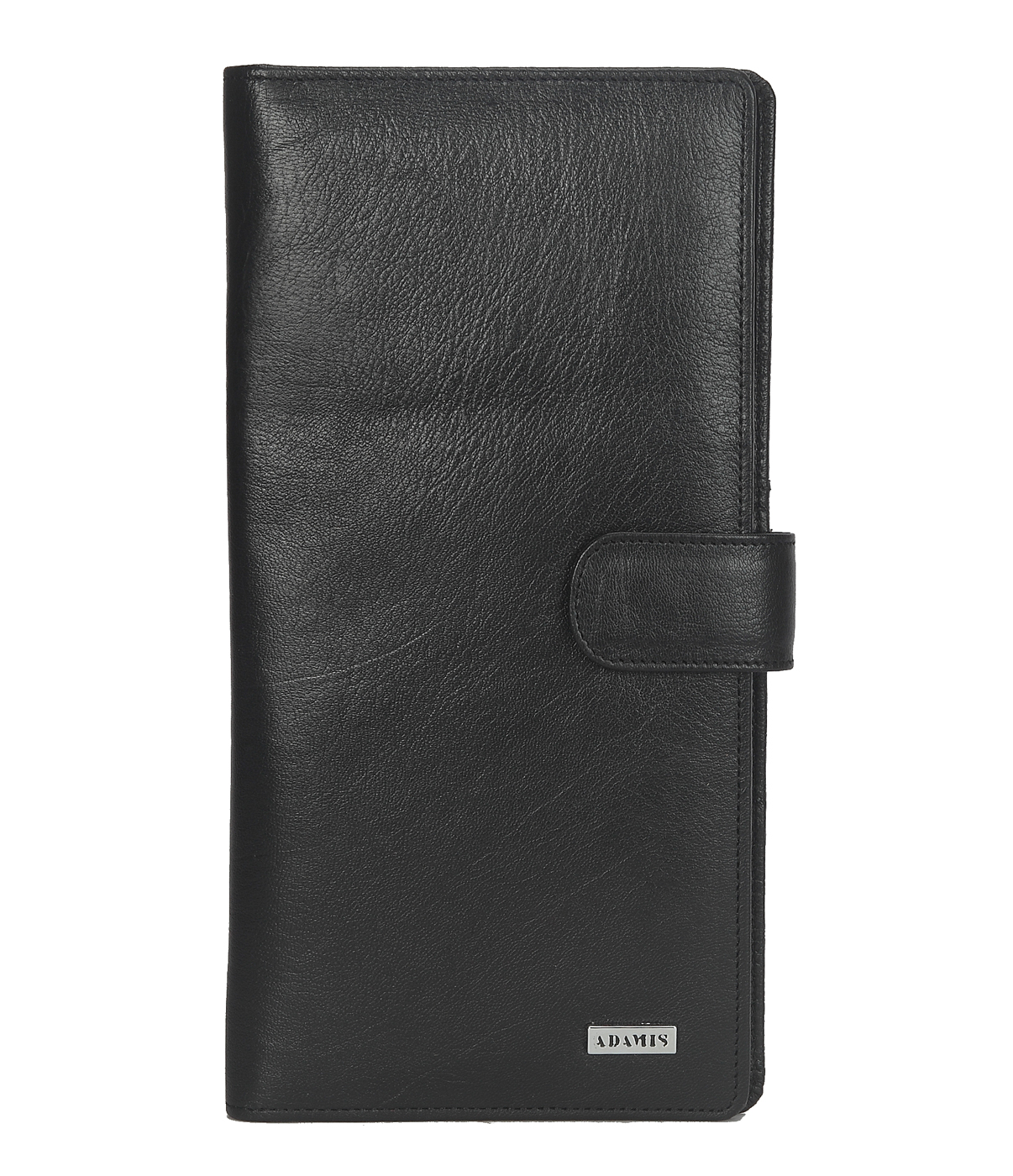 W247-Cynthia-Unisex wallet for travel documents in Genuine Leather - Black