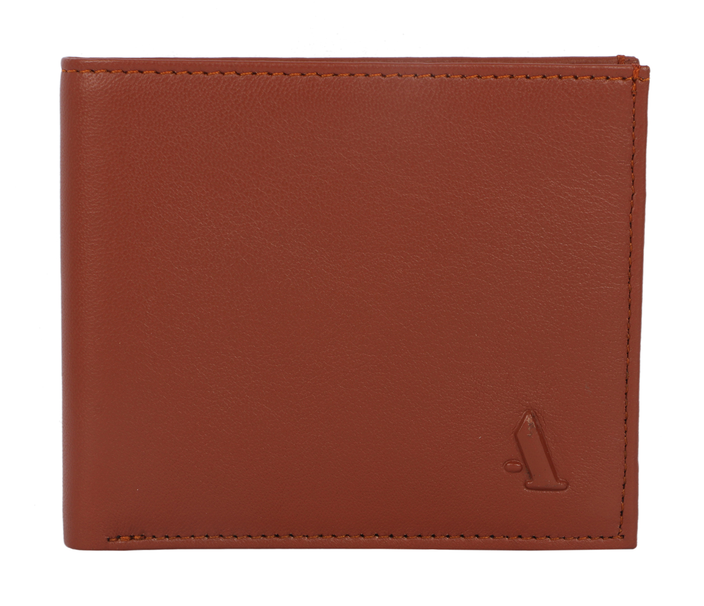 W41-Daniel-Men's bifold wallet with card pockets in Genuine Leather - Tan