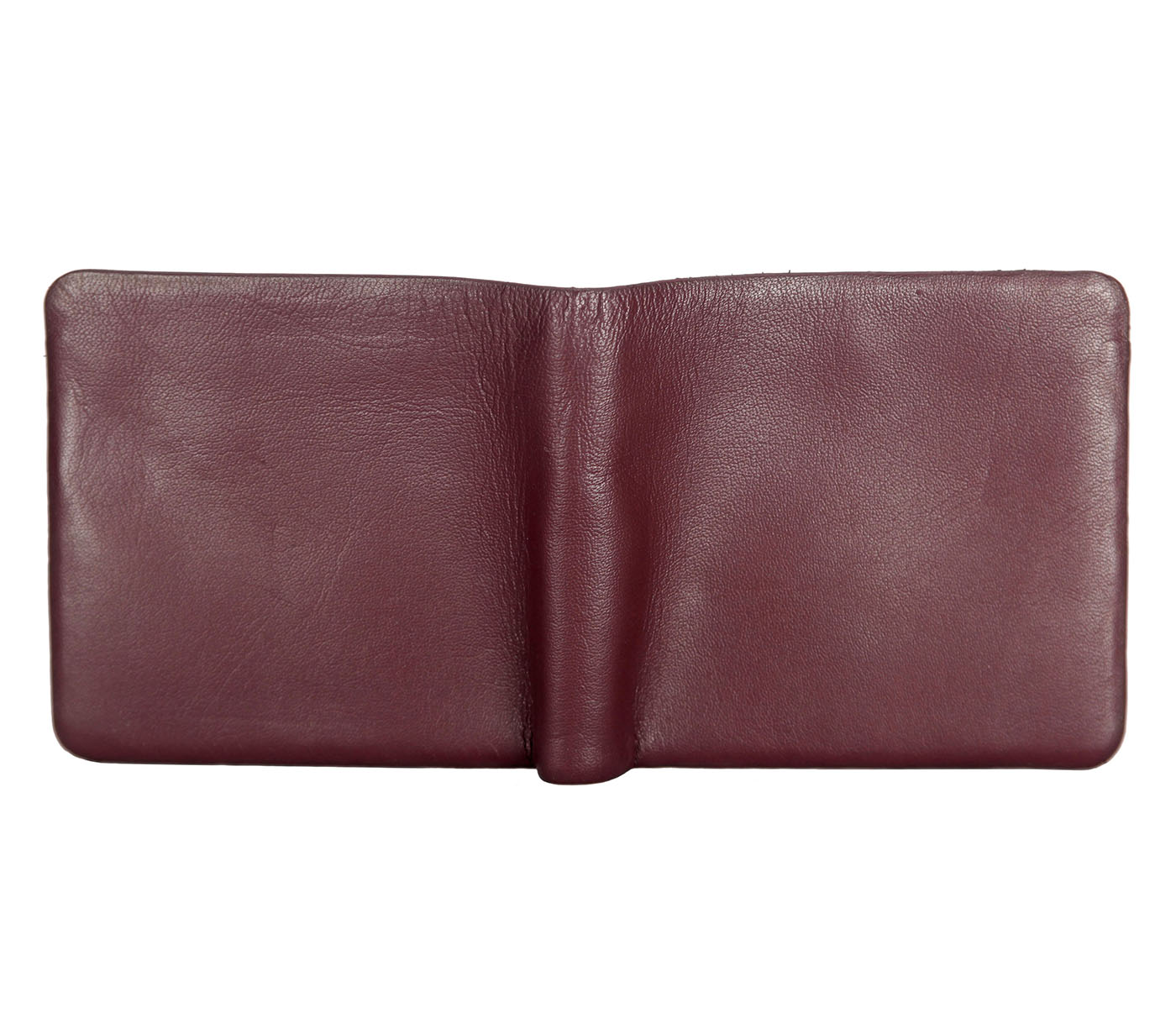 VW18-Diego-Men's bifold sleek wallet in Genuine Leather - Wine