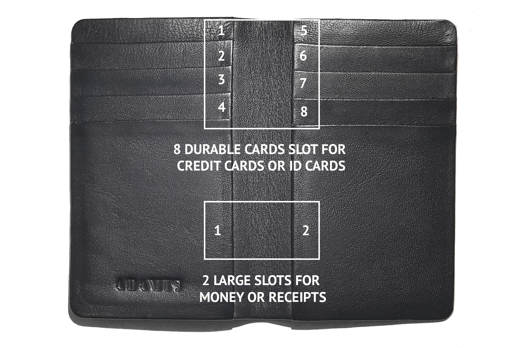 Buy Adamis Blue Colour Pure Leather Card Case (W344) Online