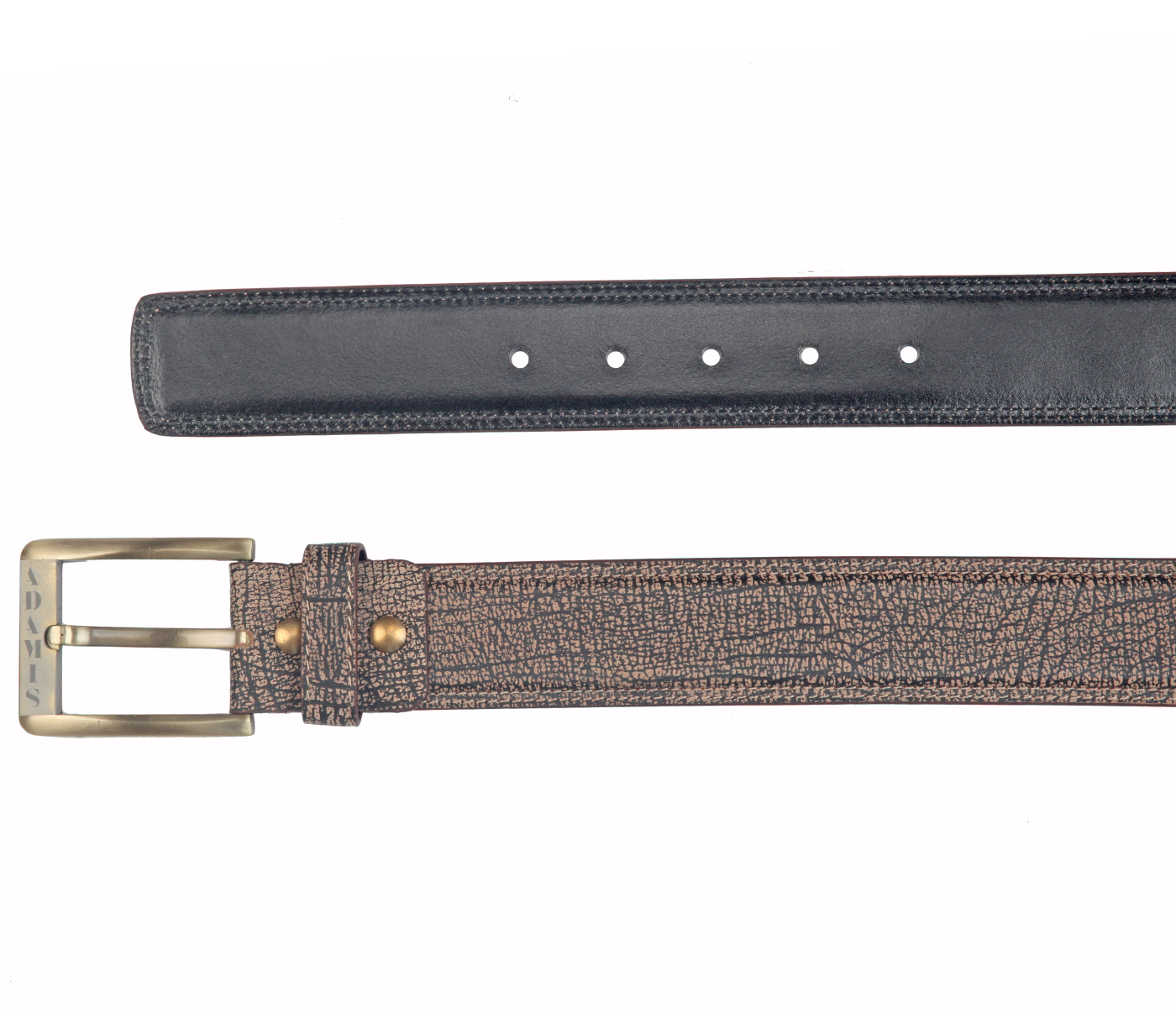 BL169--Men's stylish Casual wear belt in Genuine Leather - Brown.