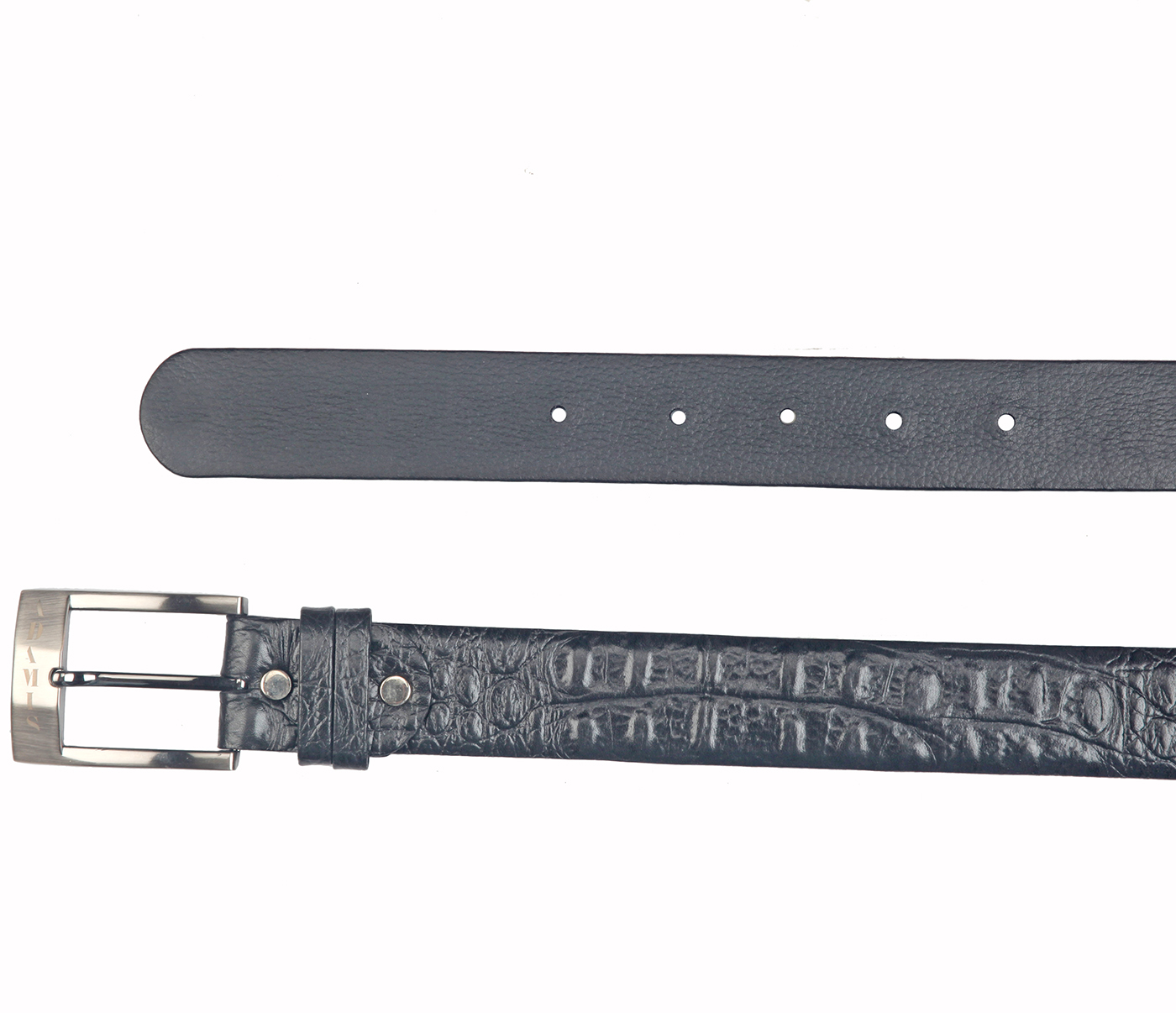 BL164--Men's Formal wear belt in Genuine Leather - Black