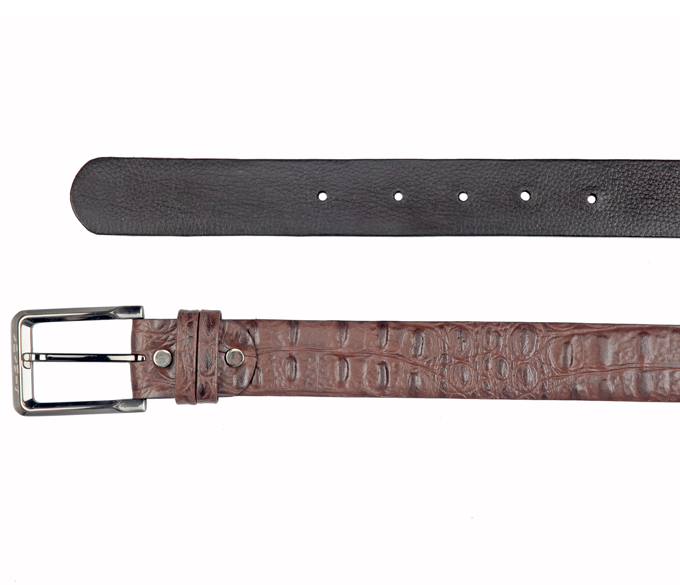 BL164--Men's Formal wear belt in Genuine Leather - Brown