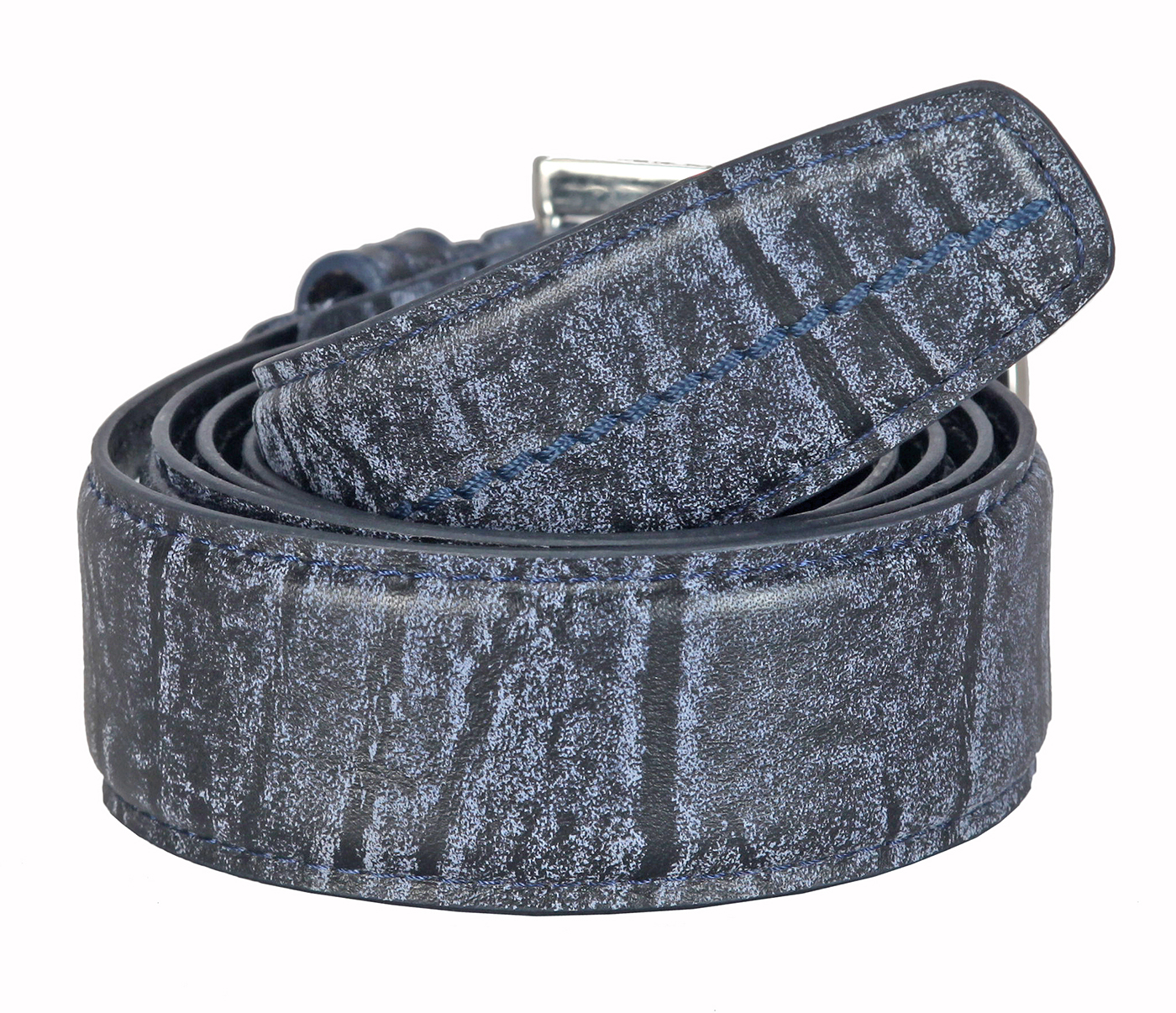 BL167--Men's stylish Casual wear belt in Genuine Leather - Black