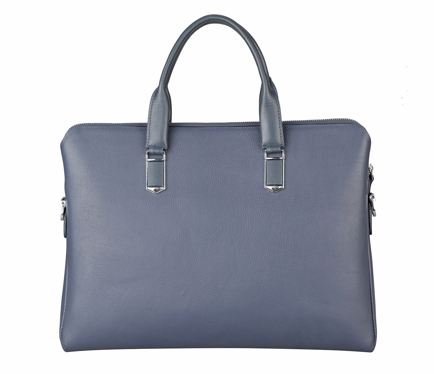 F64-Austin Laptop, Portfolio Office Executive Bag In Genuine- - Blue