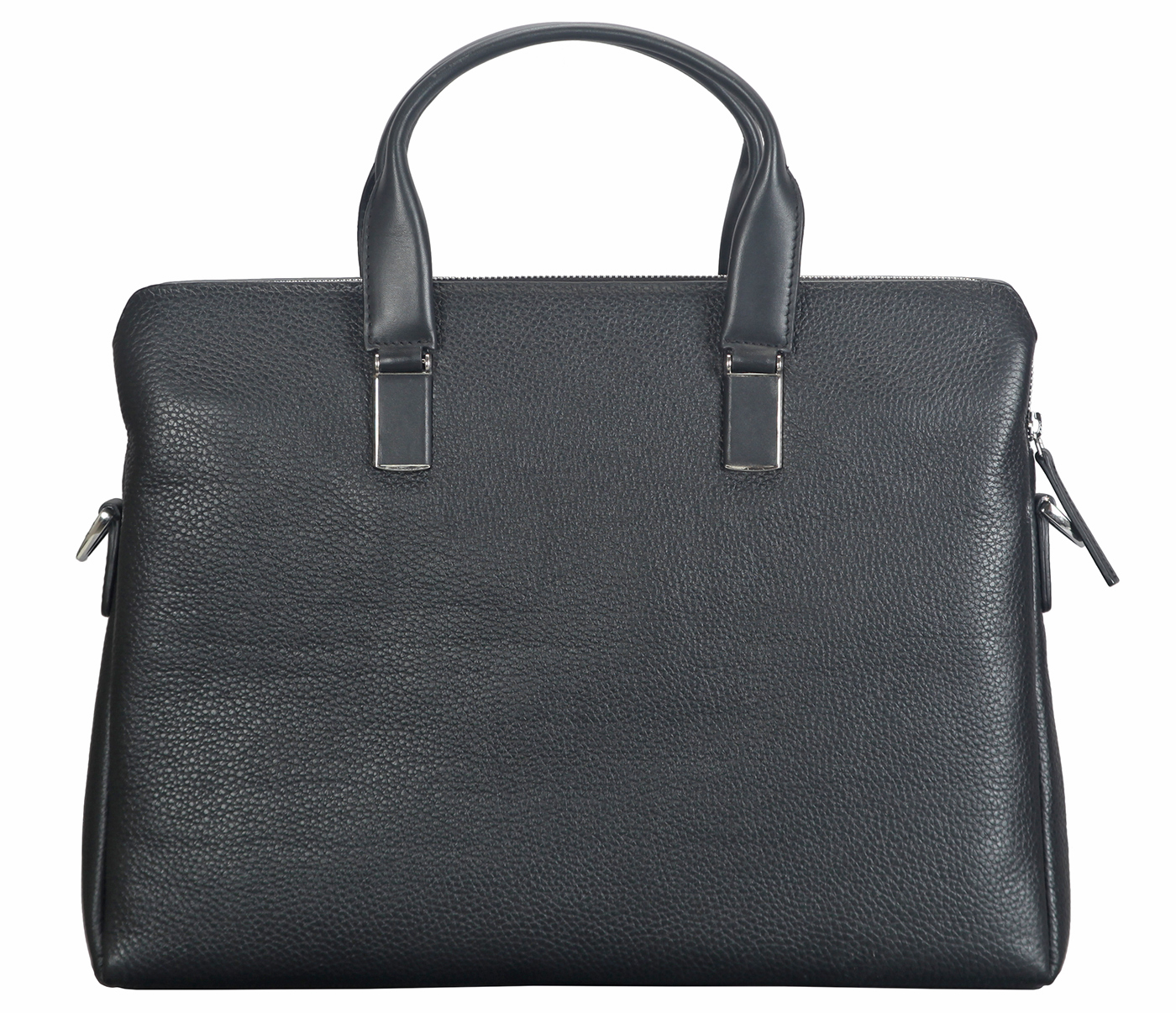 F64-Austin Laptop, Portfolio Office Executive Bag In Genuine- - Black