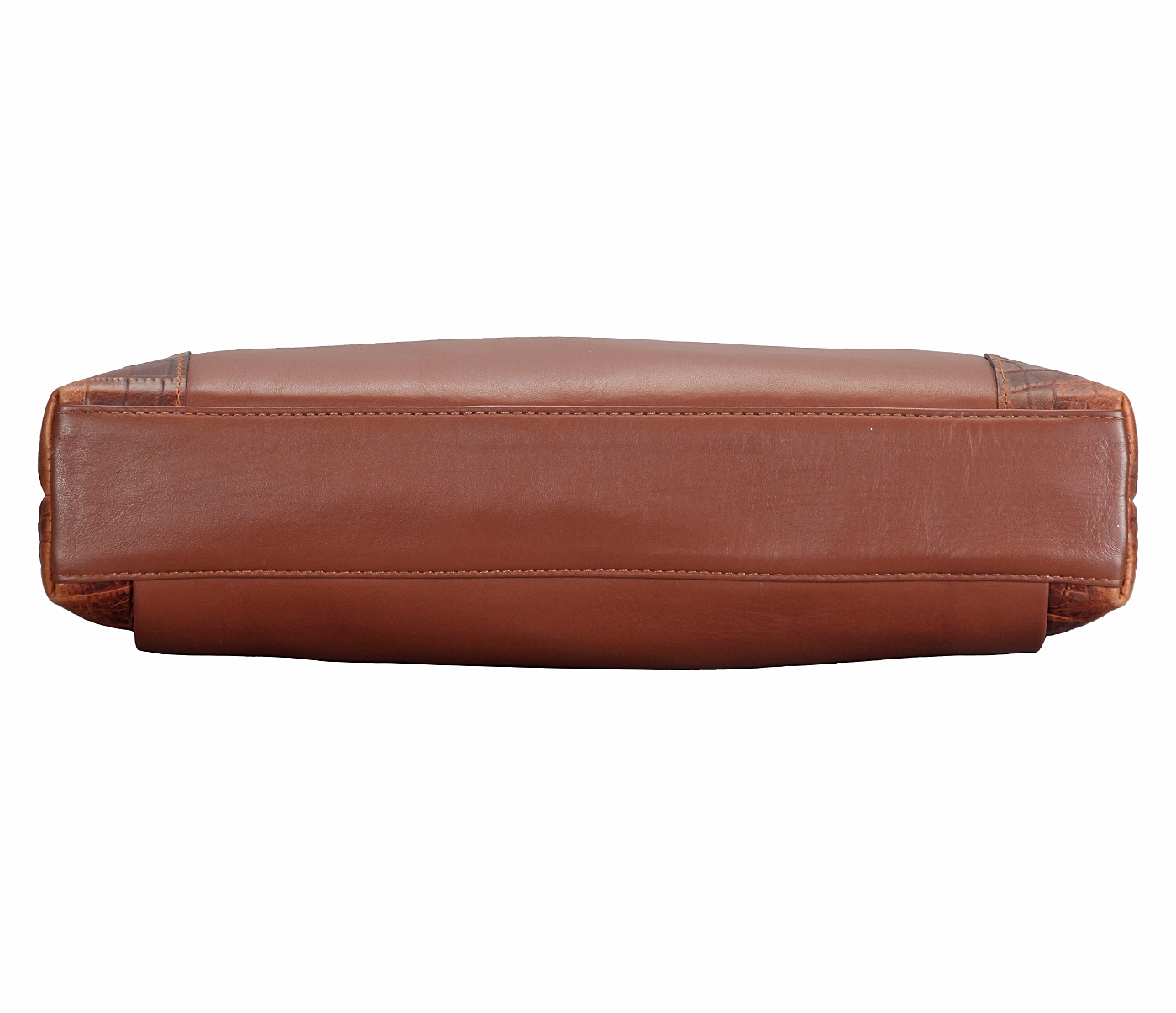 LC37-Ebner-Laptop, portfolio office executive bag in Genuine Leather - Tan/Brown