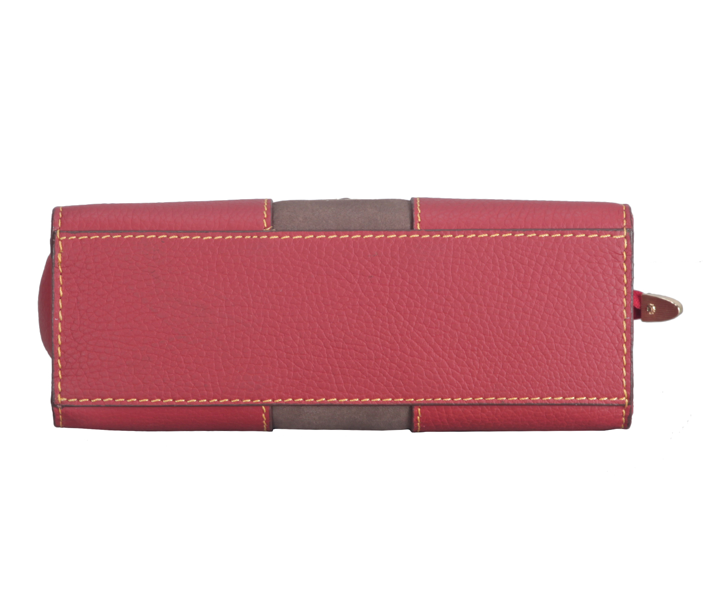 Handbag-Franka-Sling cross body bag in Genuine Leather - Red