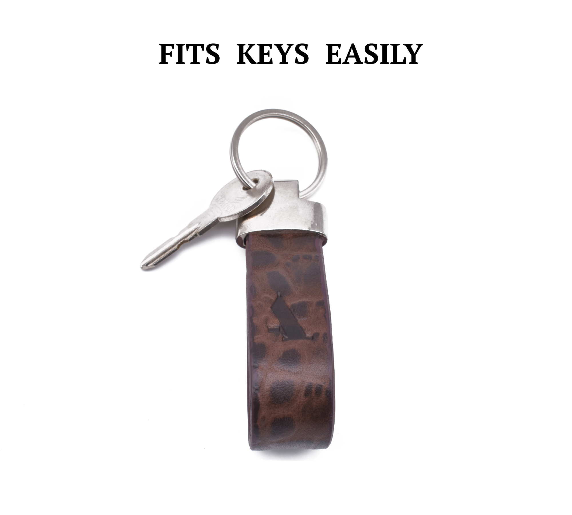 Bee Key Chain - Printed Genuine Padded Leather Key Ring - Scandinavisch  design - 09/278.52.50