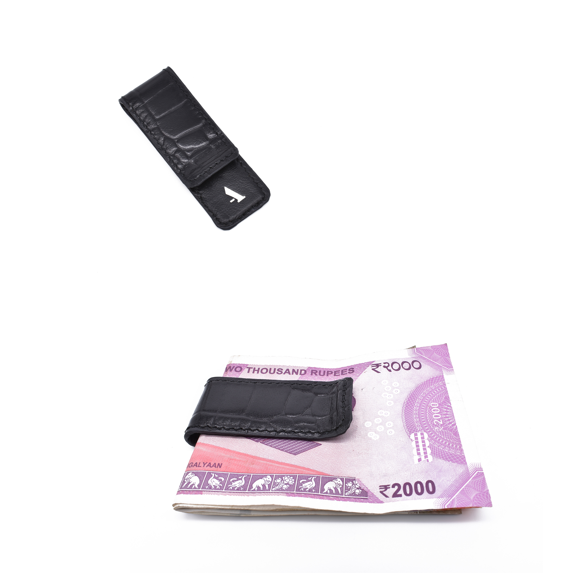 W336--Multipurpose card and money clip - Black