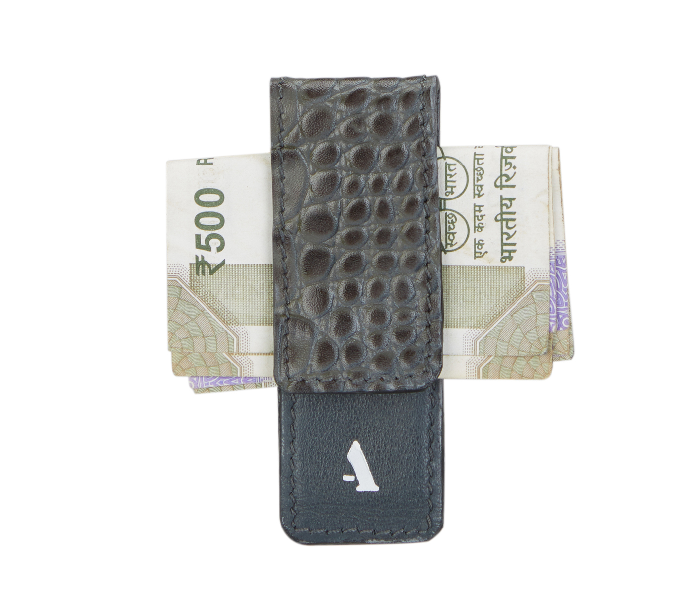 W336--Multipurpose card and money clip - Grey