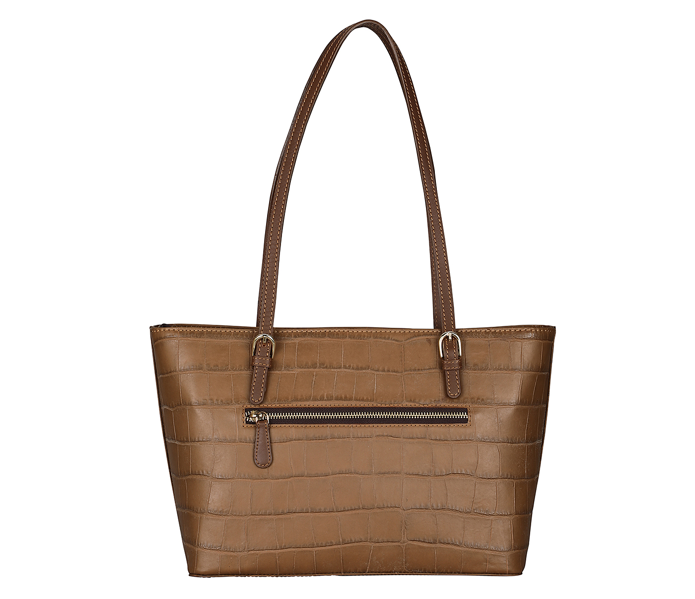 B887-Diana-Shoulder work bag in Genuine Leather - Mustard