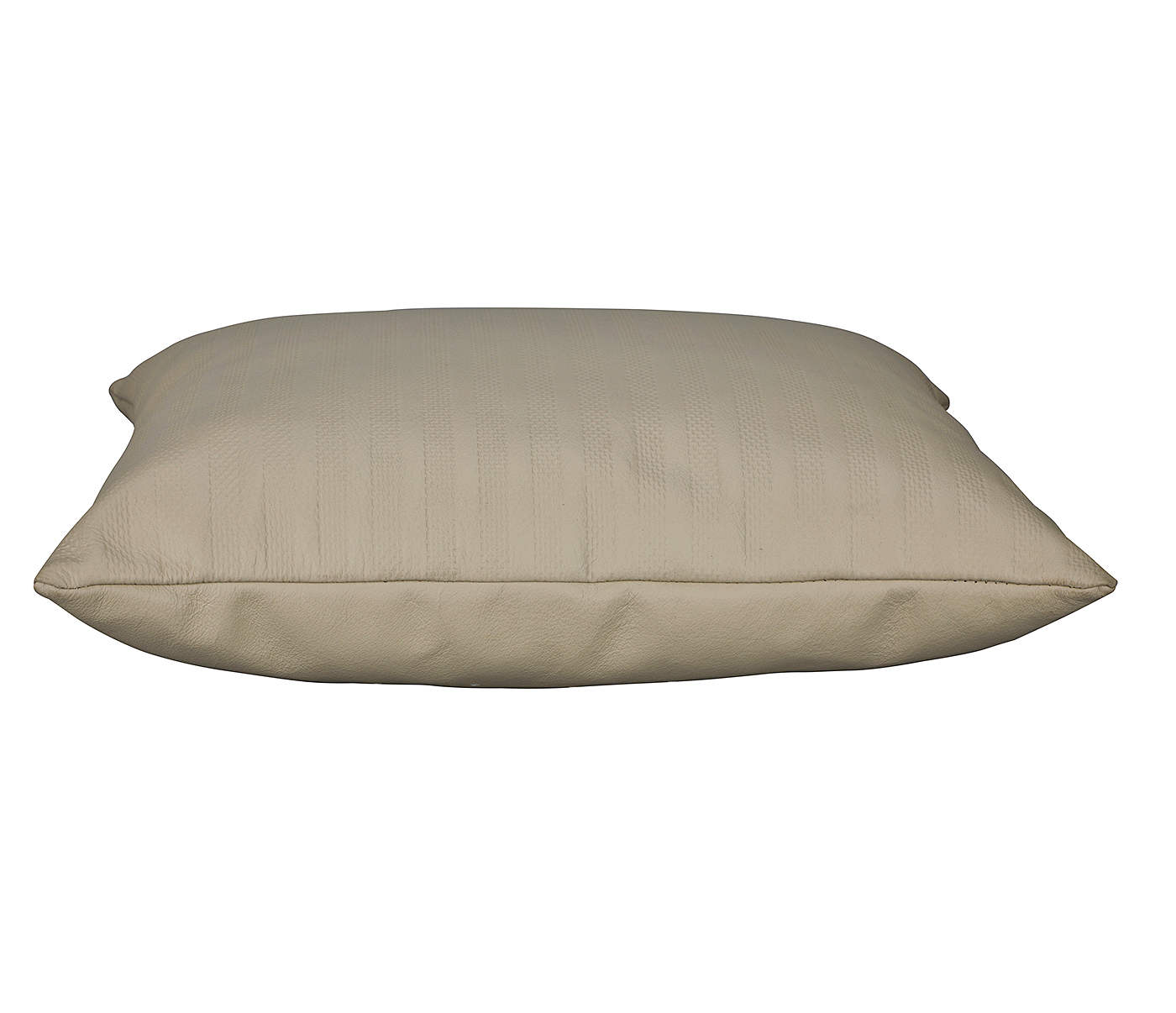 W348-Adamis-Tope Colour Pure Leather Cushion - Tope