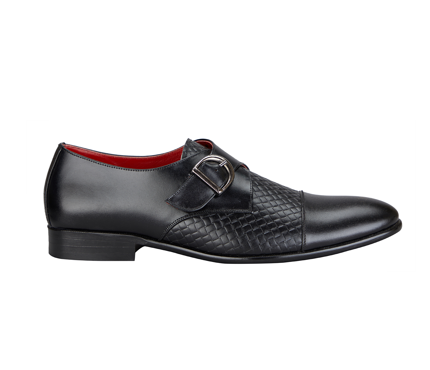 GG1-Adamis Pure Leather Footwear For Men- - Black