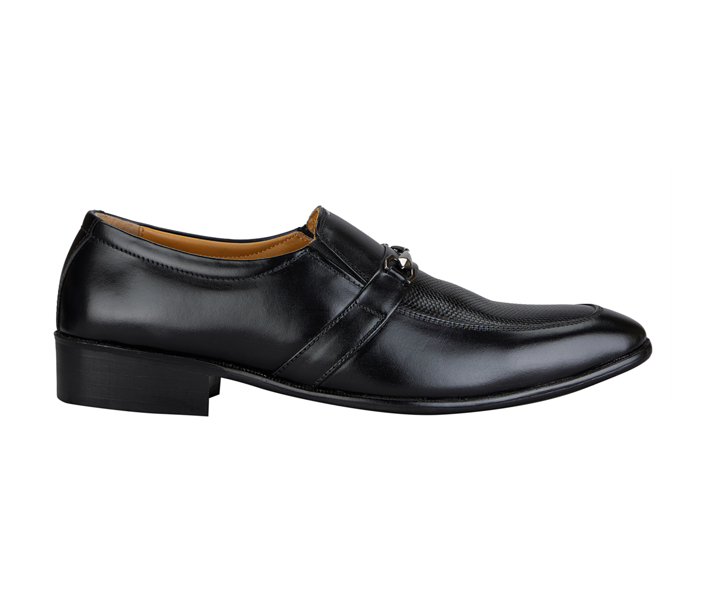 MG14-Adamis Pure Leather Footwear For Men- - Black