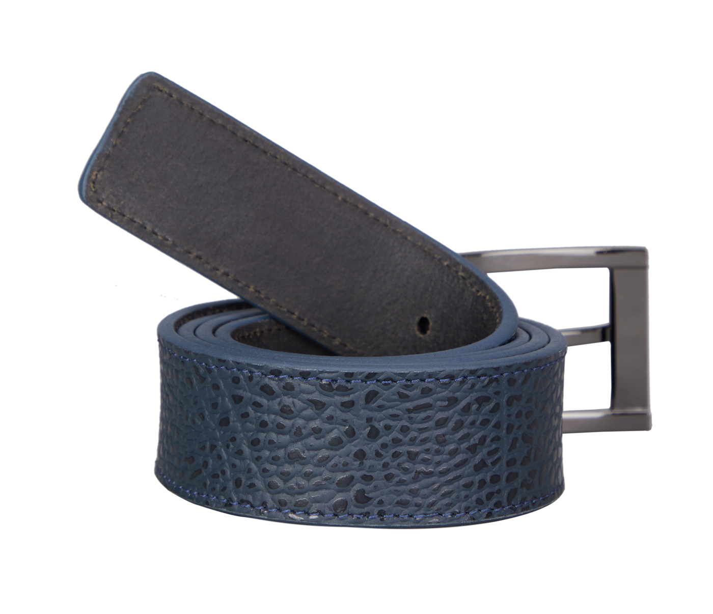 Buy Adamis Blue Colour Pure Leather Belt (BL177) Online