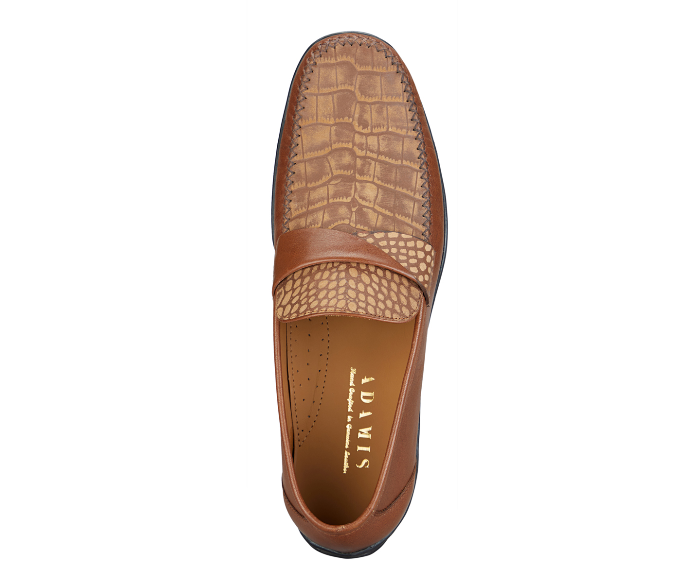 PF44-Adamis Pure Leather Footwear For Men- - Tan/Brown