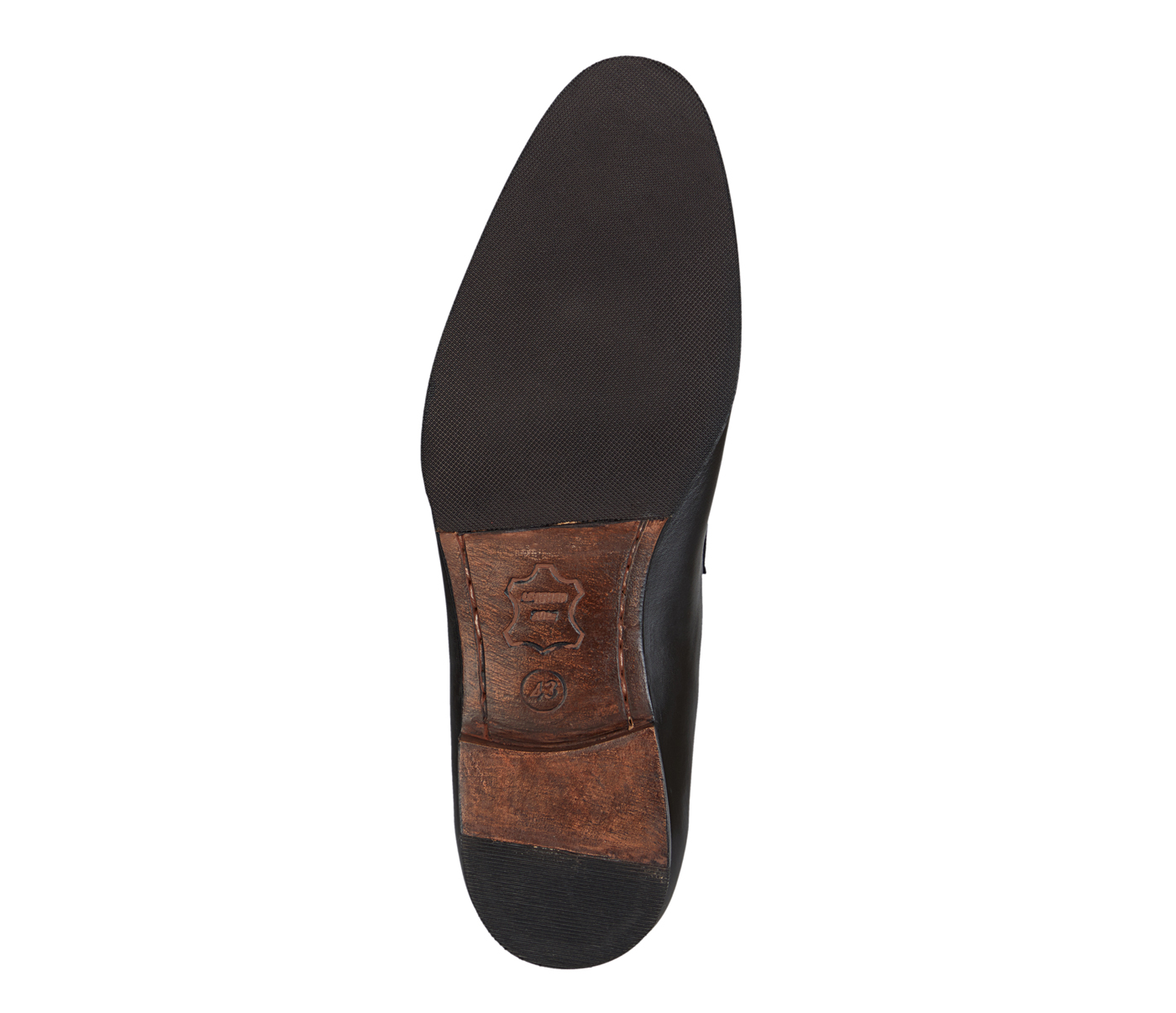 PF36-Adamis Pure Leather Footwear For Men- - Black