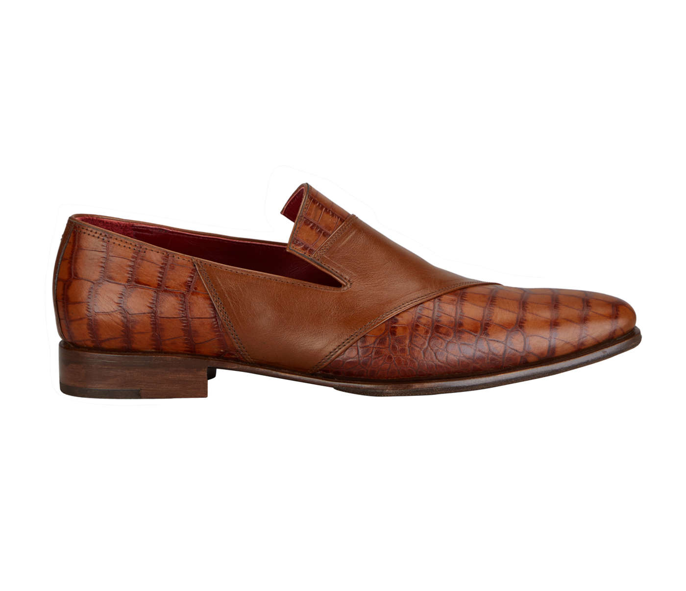 PF37-Adamis Pure Leather Footwear For Men- - Tan