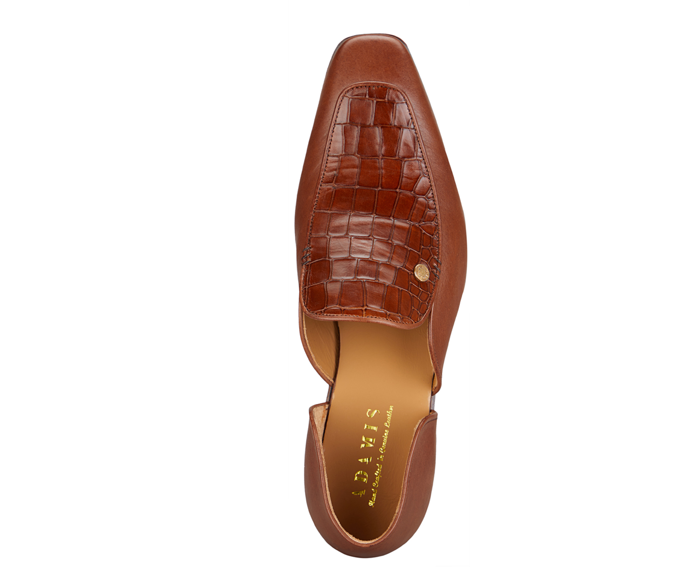 PF42-Adamis Pure Leather Footwear For Men- - Tan