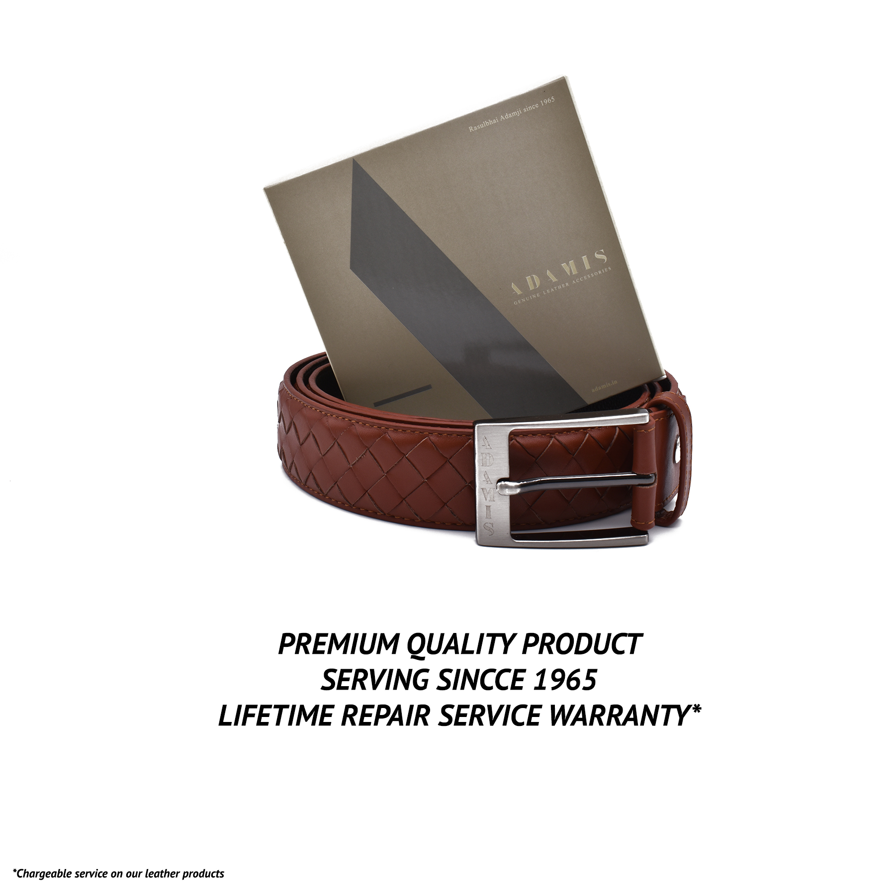 BL177-Men's stylish belt in Genuine Leather- - Tan