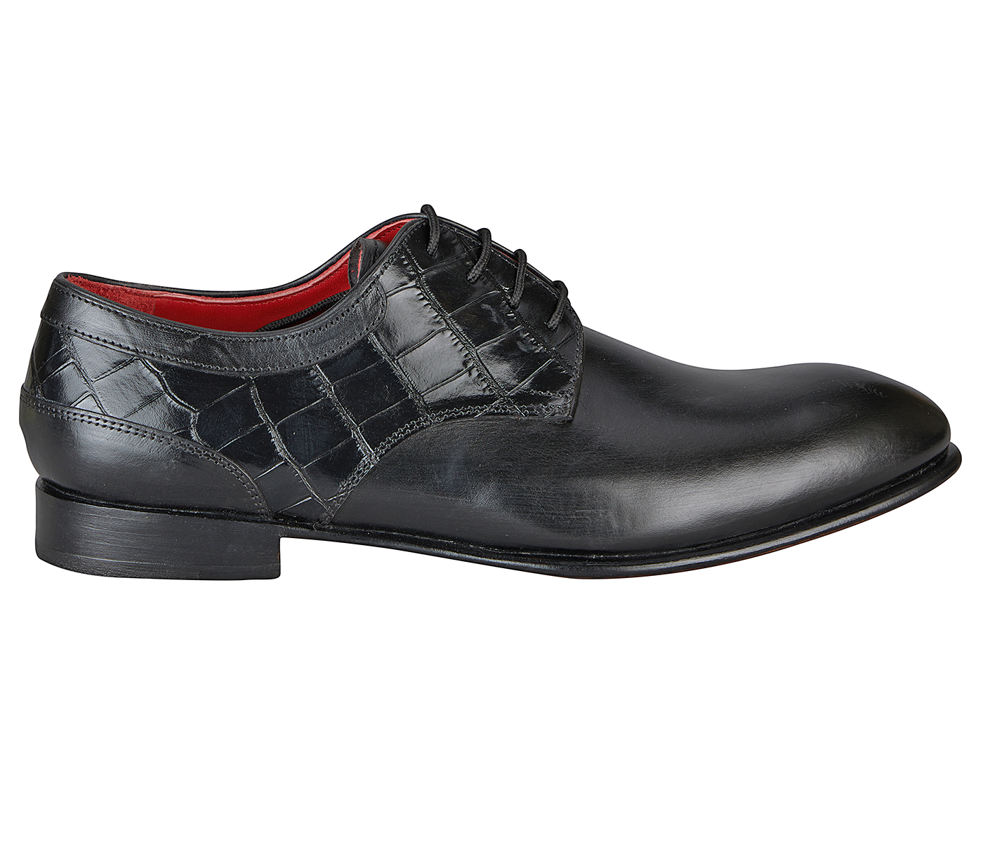 PF50-Adamis Pure Leather Footwear For Men- - Black
