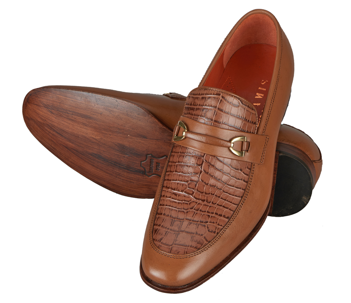 PF52-Adamis Pure Leather Footwear For Men- - Tan