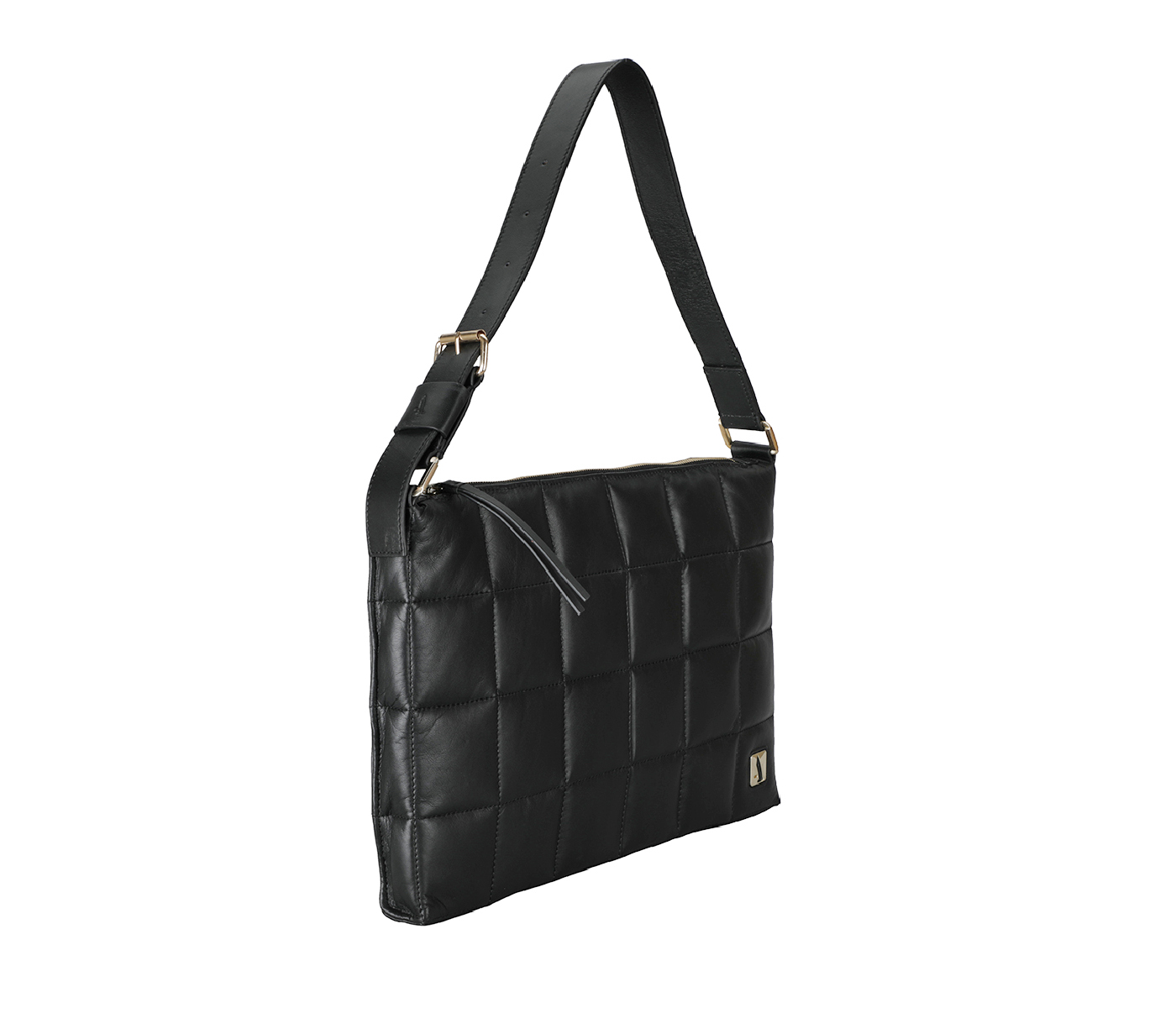 B917-Julieta Shoulder Work Bag- - Black
