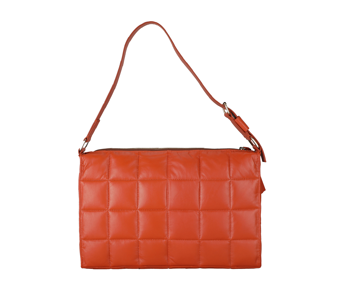 B917-Julieta Shoulder Work Bag- - Orange