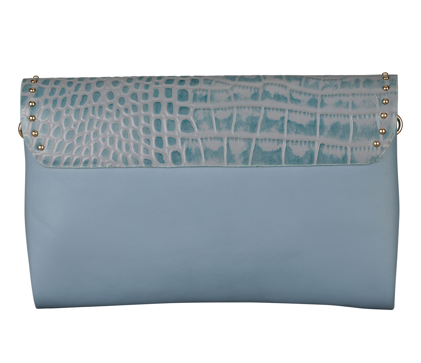 B933-Florencia Evening Clutch Cum Sling Bag- - SILVER GREY